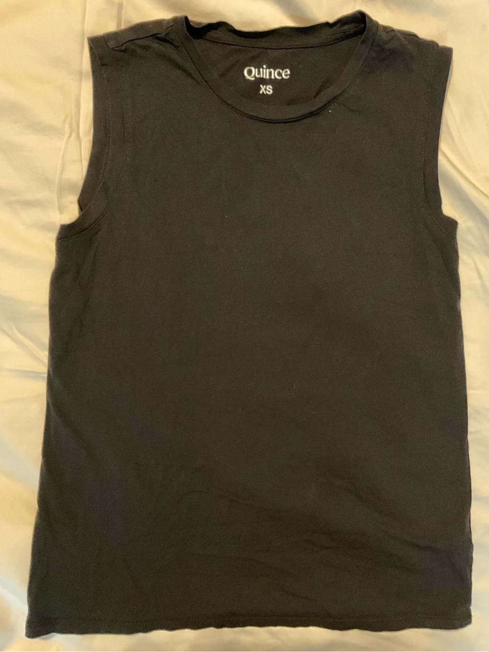 Quince Women's Cotton Modal Muscle Tank / Black / XS